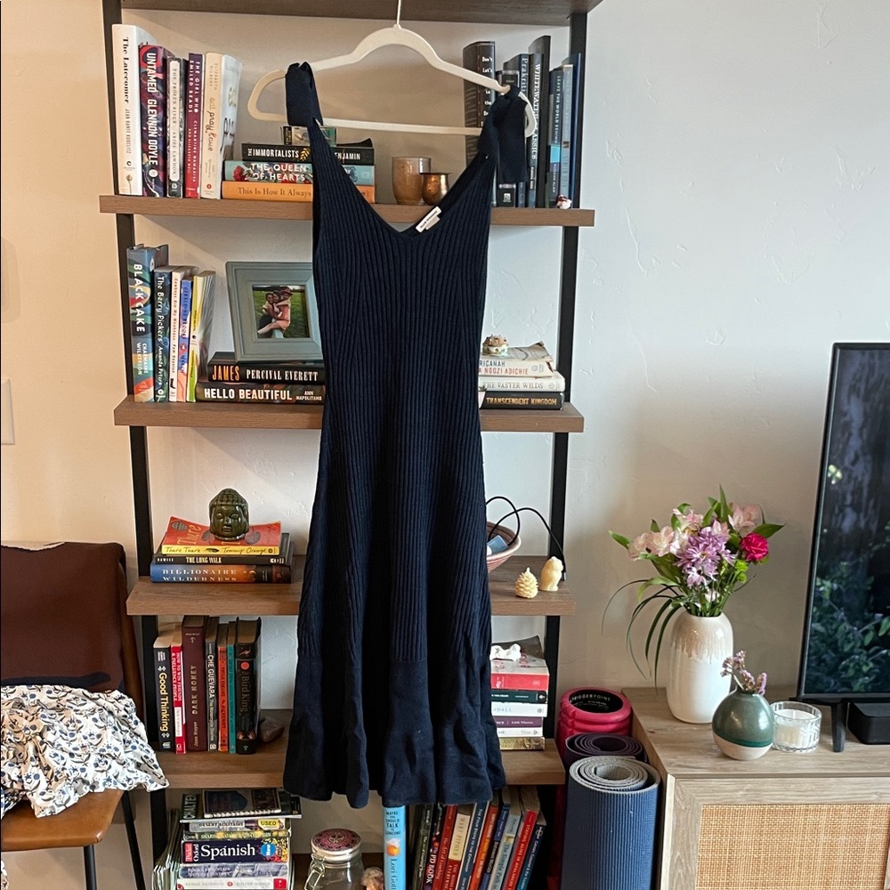 Club Monaco Navy Midi Dress